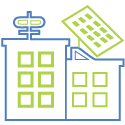 Icon showing commercial Solar Energy Systems