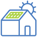 Icon showing Residential Solar Energy Systems